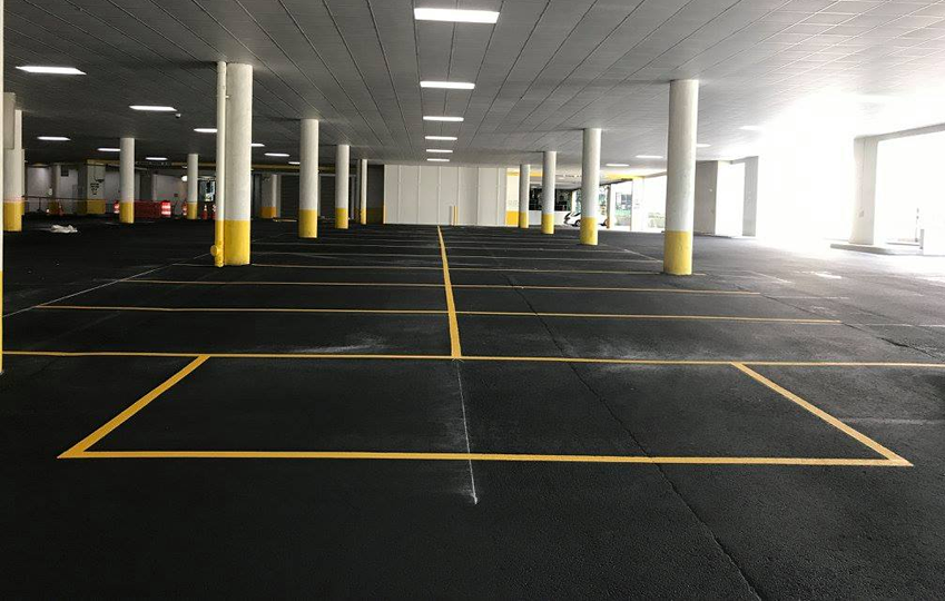 Striping lines